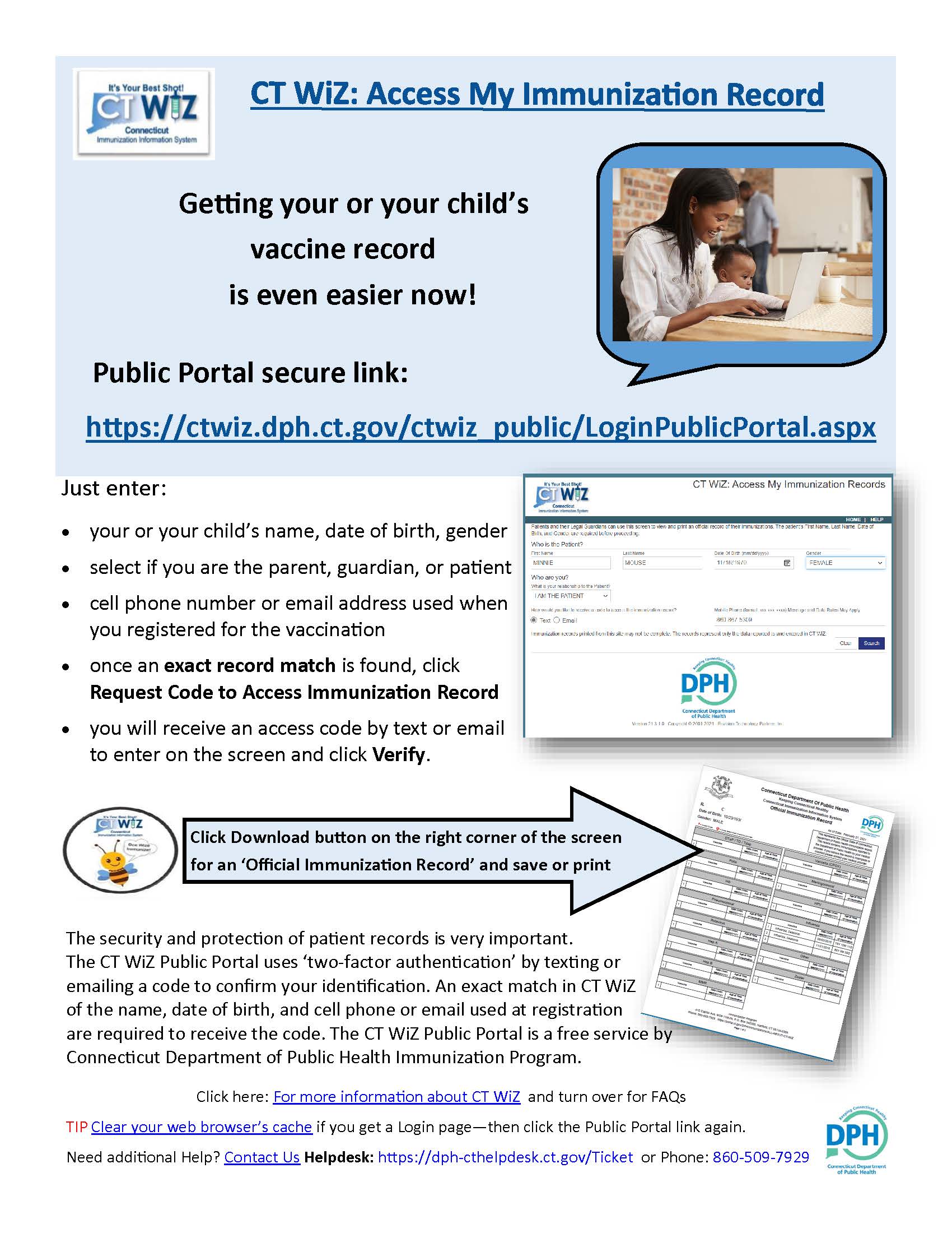 Access My Immunization Record - Naugatuck Valley Health District